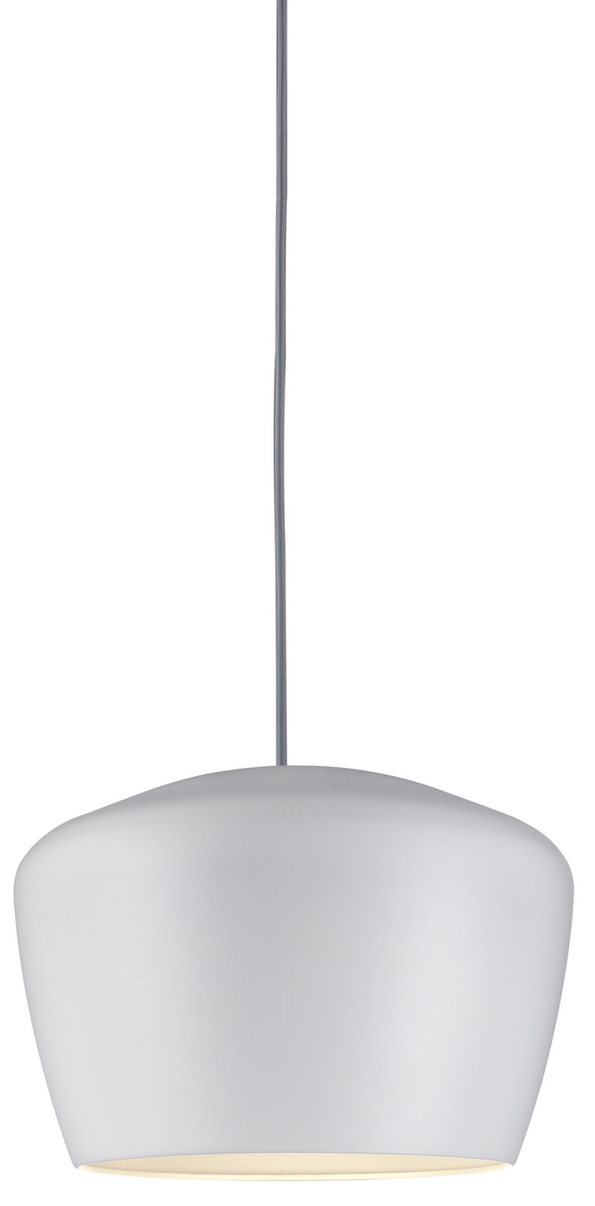 SCHIENENSYSTEM-LEUCHTENSCHIRM URail 35/24 cm   - Weiß, Design, Metall (35/24cm) - Paulmann