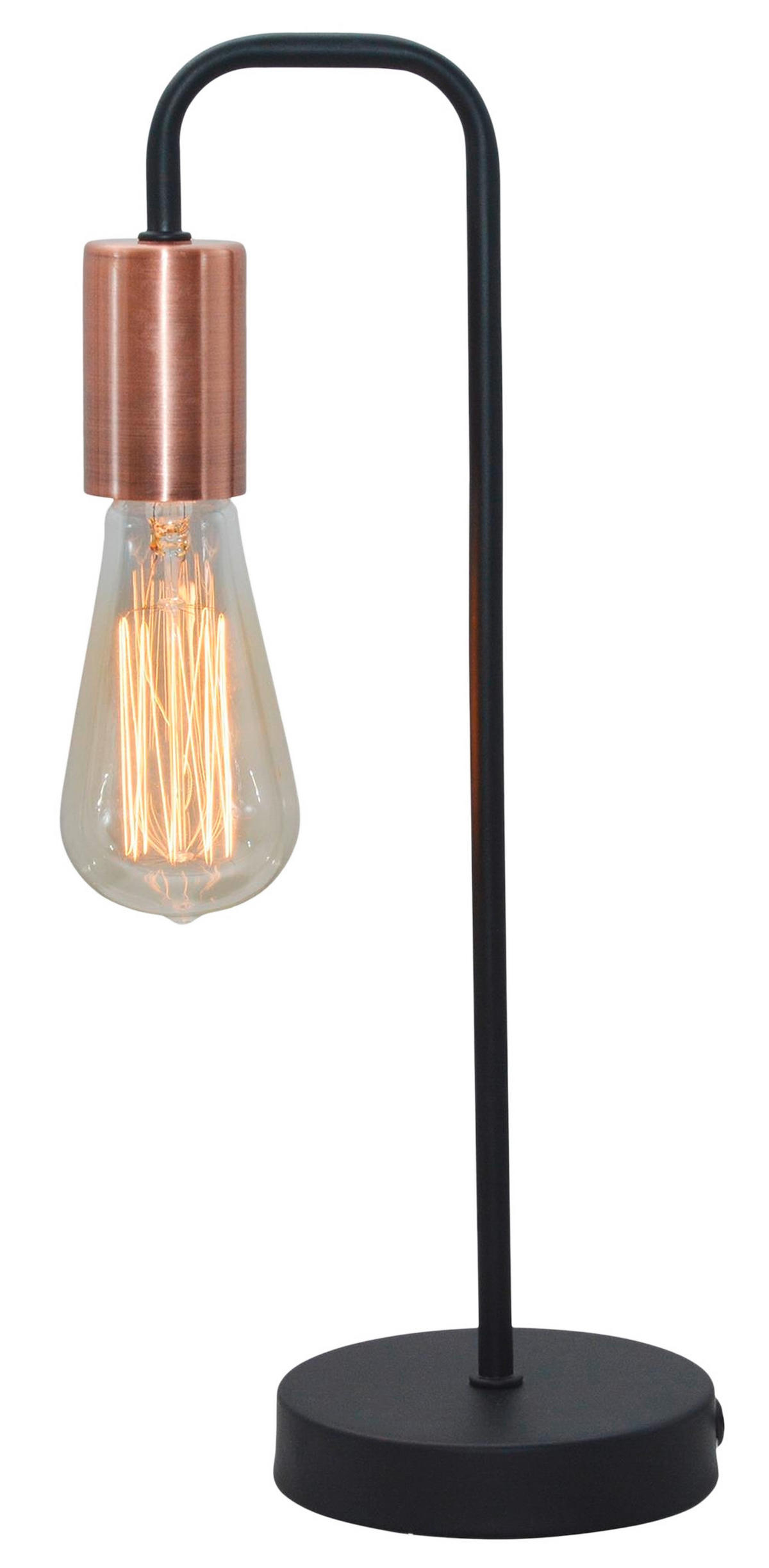 BORDSLAMPA   - svart, Klassisk, metall (12/39/17cm)