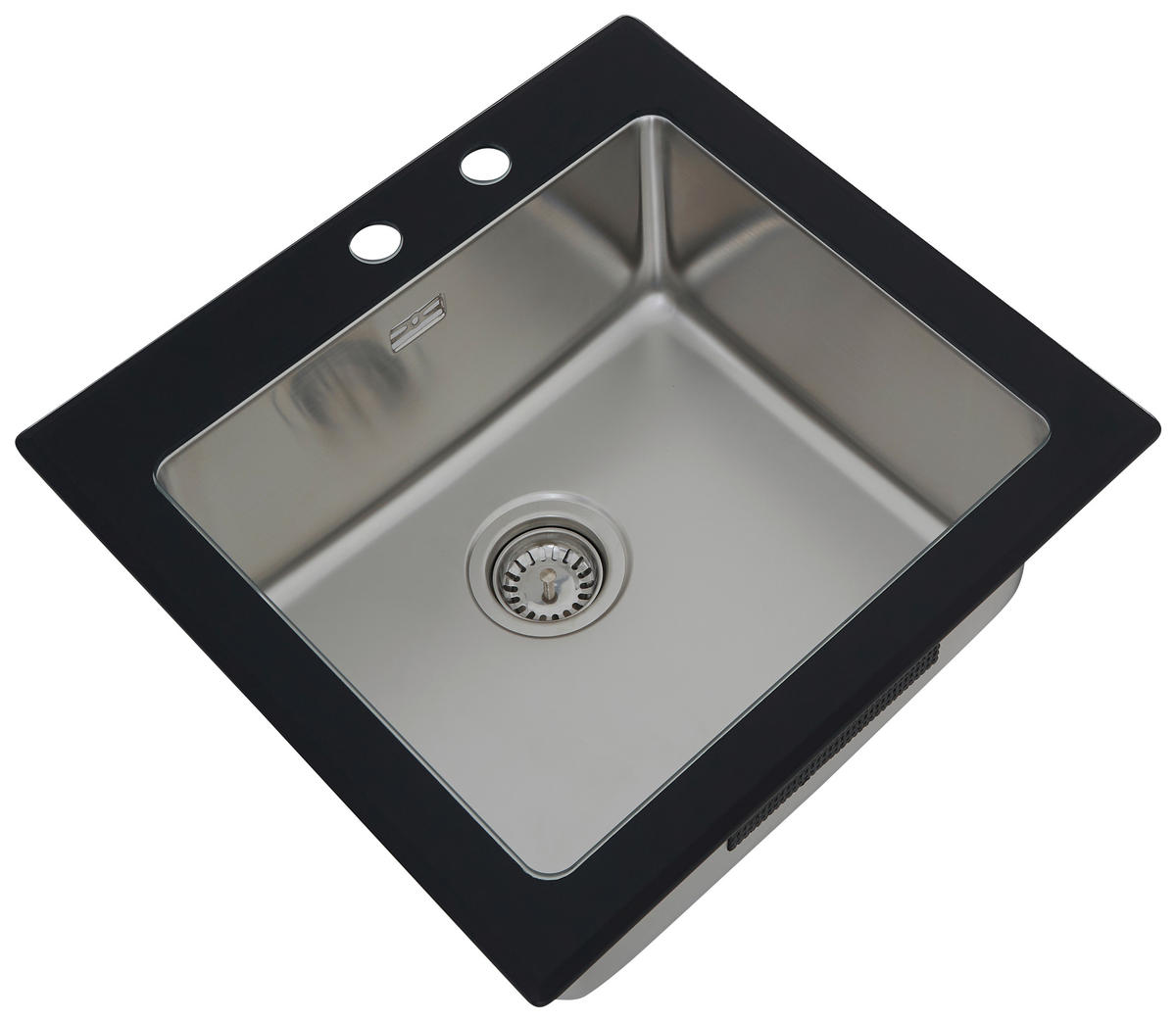 DISKHO 1720NEWYORK55X53S  - svart, Trend, metall/glas (55/21/53cm) - Respekta