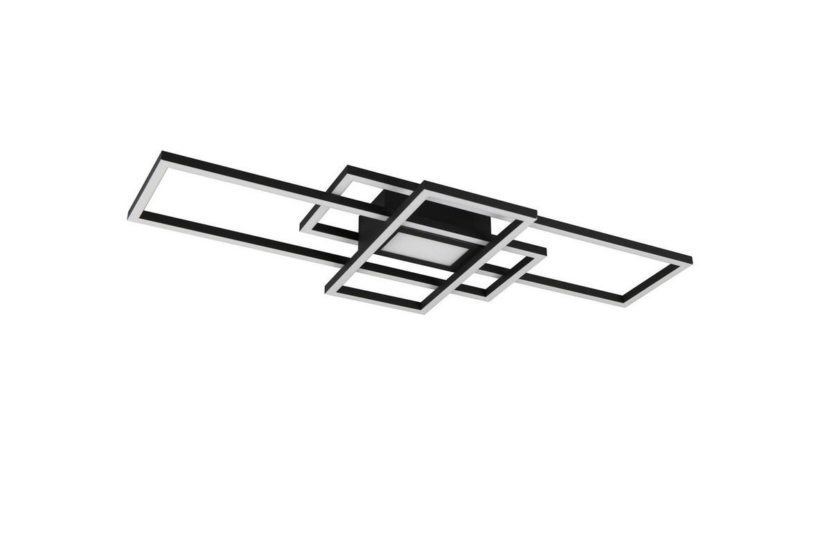 STROPNÉ LED SVIETIDLO,  - čierna, Basics, kov/plast (70/30cm) - Novel
