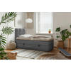 BOXBETT 90/200 cm  in Anthrazit  - Anthrazit/Schwarz, MODERN, Holz/Holzwerkstoff (90/200cm) - MID.YOU