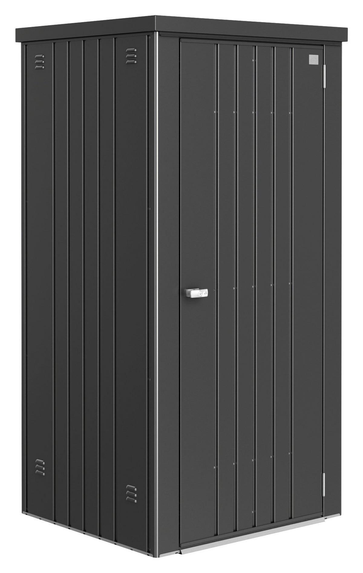 GERÄTESCHRANK 93/182,5/83 cm  - Dunkelgrau, Design, Metall (93/182,5/83cm) - Biohort
