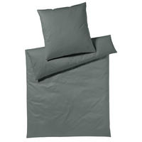 POSTEĽNÁ BIELIZEŇ, flanel, tmavozelená, 140/200 cm - tmavozelená, Basics, textil (140/200cm) - Joop!