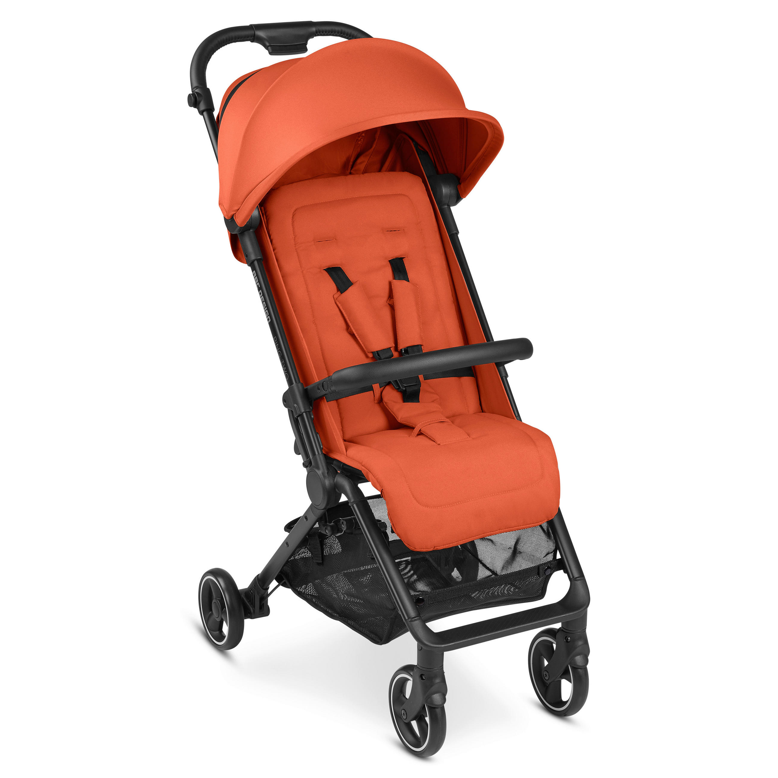 BUGGY Ping Two  - Dunkelorange/Schwarz, Basics, Textil/Metall (81,5/48,5/106cm) - ABC Design