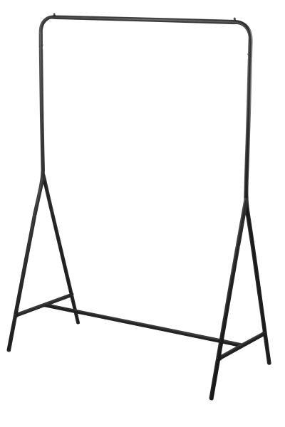 KLÄDHÄNGARE - svart, Klassisk, metall (109/154/55cm)