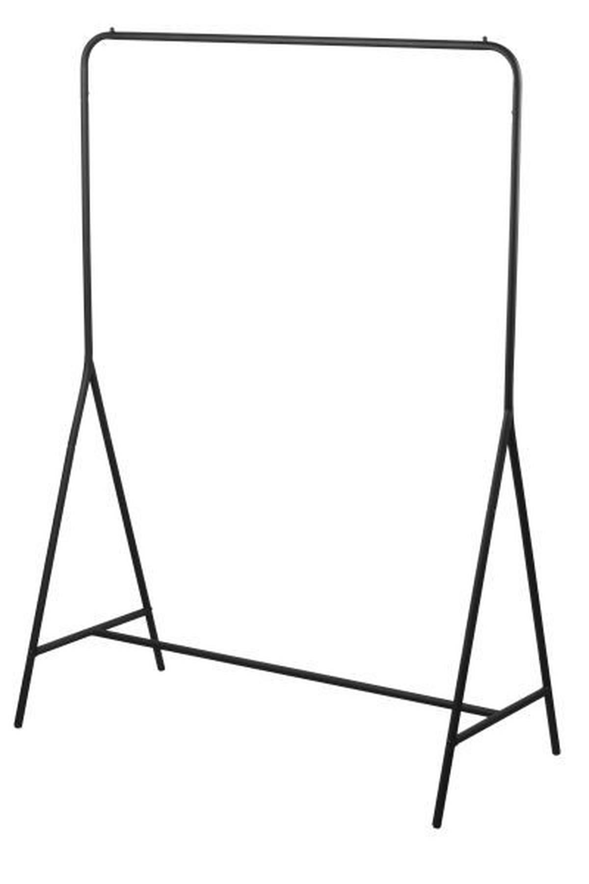 KLÄDHÄNGARE - svart, Klassisk, metall (109/154/55cm)