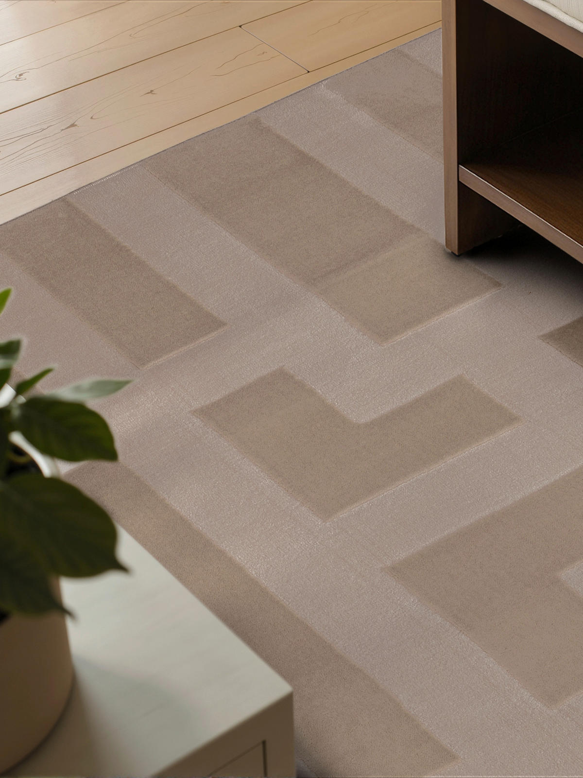 WEBTEPPICH 120/170 cm Perles Creme, Beige  - Beige/Creme, Design, Kunststoff (120/170cm) - Elle Decoration