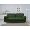 SCHLAFSOFA in Grün  - Buchefarben/Grün, Design, Holz/Textil (222/93/99cm) - MID.YOU