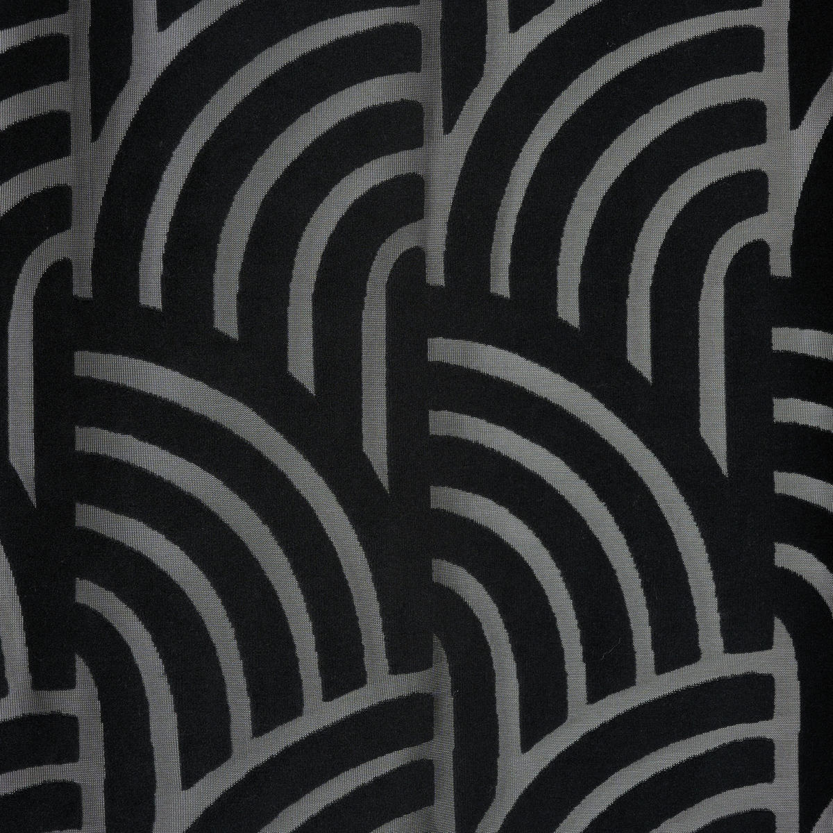 ZÁVĚS S OČKY, neprůsvitné, 135/245 cm - černá, Design, textil (135/245cm) - Esposa