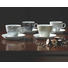 CAPPUCCINOTASSE MIT UNTERTASSE - Weiß/Grau, Basics, Keramik (0.180l) - Ritzenhoff Breker CAPPUCCINOTASSE MIT UNTERTASSE - Weiß/Grau, Basics, Keramik (0.180l) - Ritzenhoff Breker