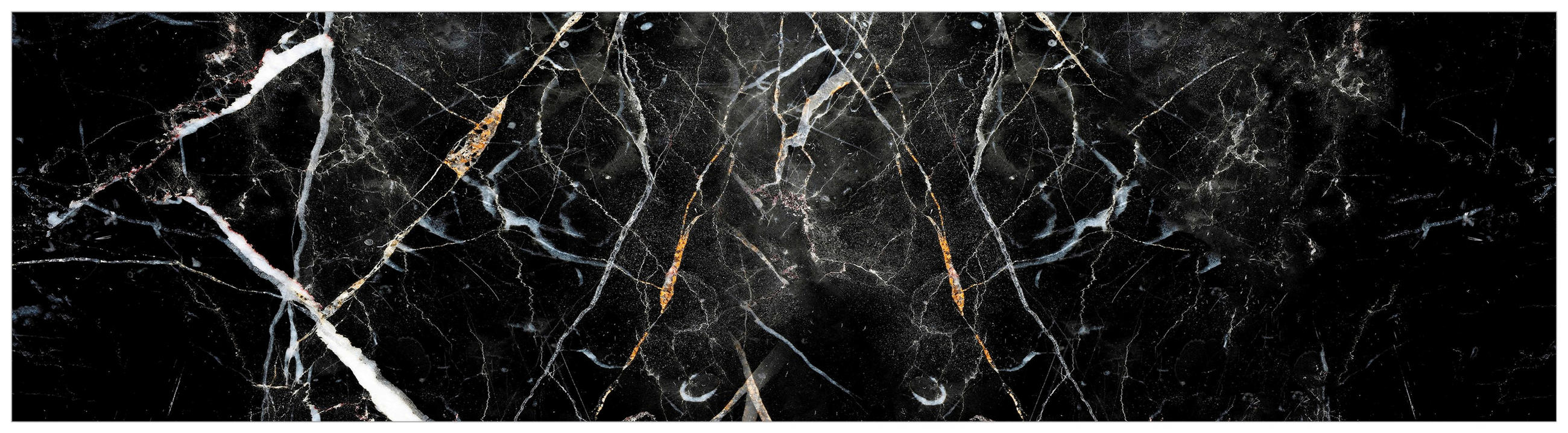 Fani Küchenrückwand Smart - Glas Schwarz, 240x63.7x0.6 cm