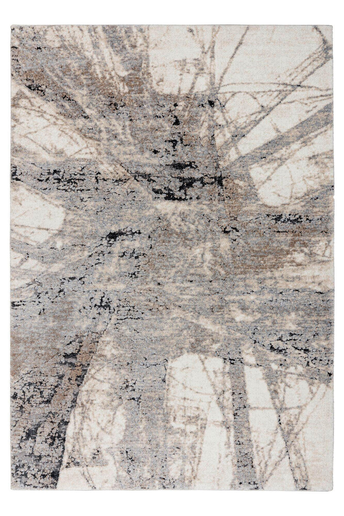 FLACHWEBETEPPICH 120/170 cm Grau rechteckig  - Grau, Basics, Textil (120/170cm) - Kayoom