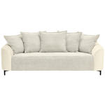 3-SITZER-SOFA  in Cord, Velours Beige  - Beige/Schwarz, KONVENTIONELL, Textil/Metall (228/84/99cm) - Carryhome
