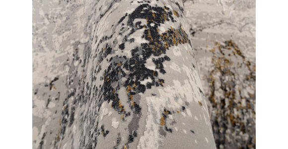 WEBTEPPICH 160 cm Lille Grau, Goldfarben  - Goldfarben/Grau, Design, Textil (160cm) - Dieter Knoll