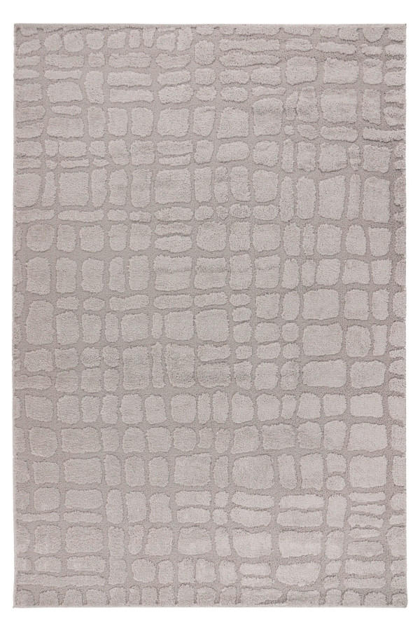 TKANI TEPIH 80/150 cm   srebrne boje   - srebrne boje, Basics, tekstil/plastika (80/150cm)