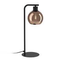 BORDSLAMPA 21,5/15,0/50,5 cm   - bronsfärgad/svart, Design, metall/glas (21,5/15,0/50,5cm) - Eglo