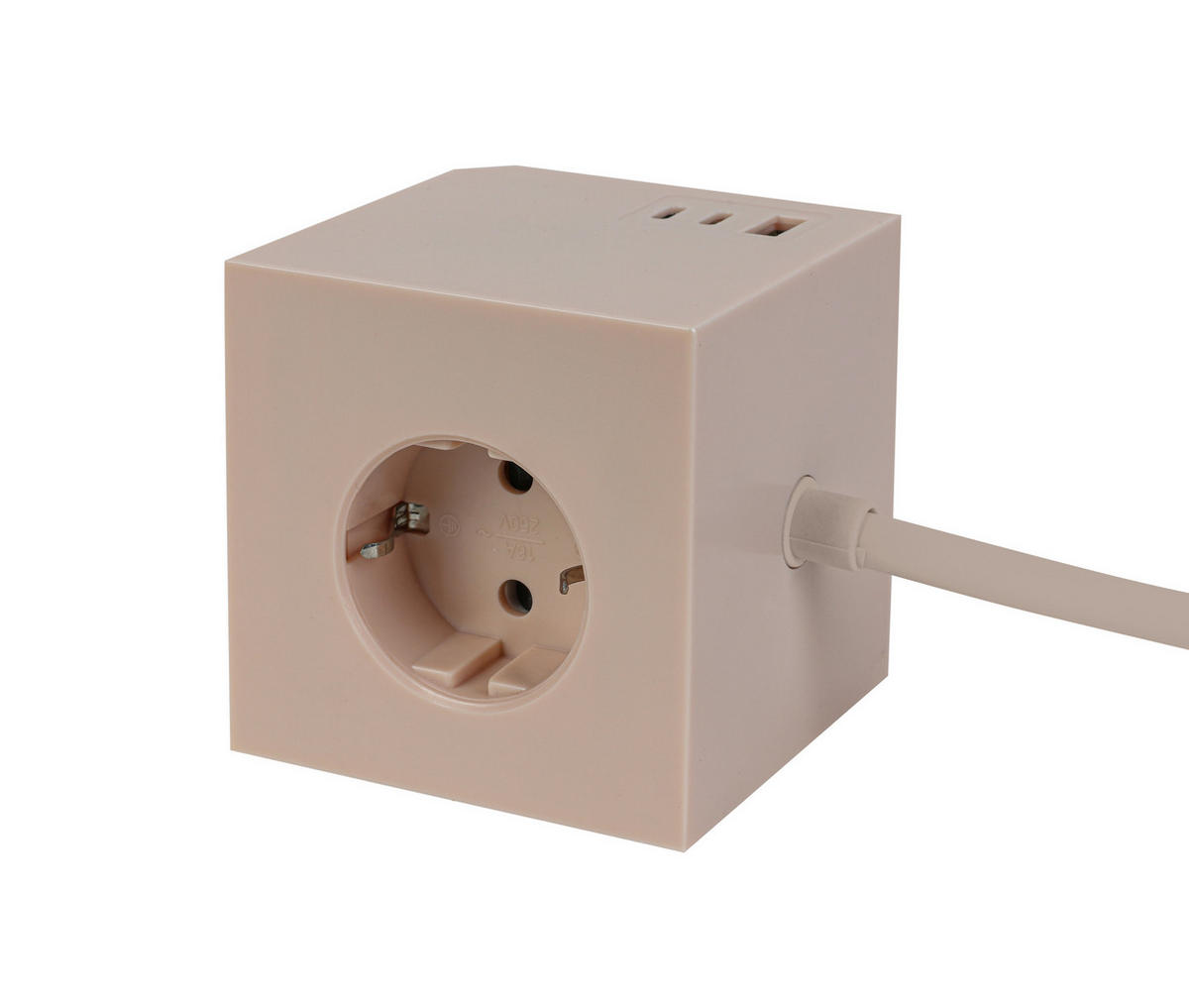 STECKDOSENWÜRFEL - Rosa, Basics, Kunststoff (7,5/7,5/7,5cm) - Mican