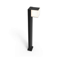 WEGELEUCHTE CUBA   - Anthrazit/Weiß, Basics, Kunststoff/Metall (75/11/13,7cm)