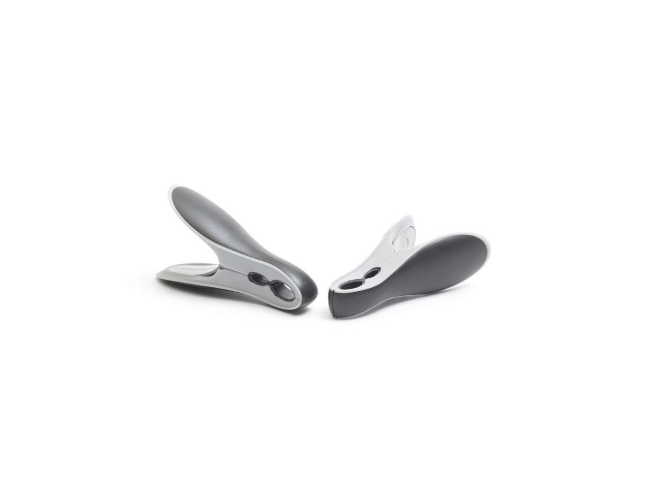 WÄSCHEKLAMMERN  - Schwarz/Grau, Basics, Kunststoff (2.6/8/4.5cm) - Brabantia