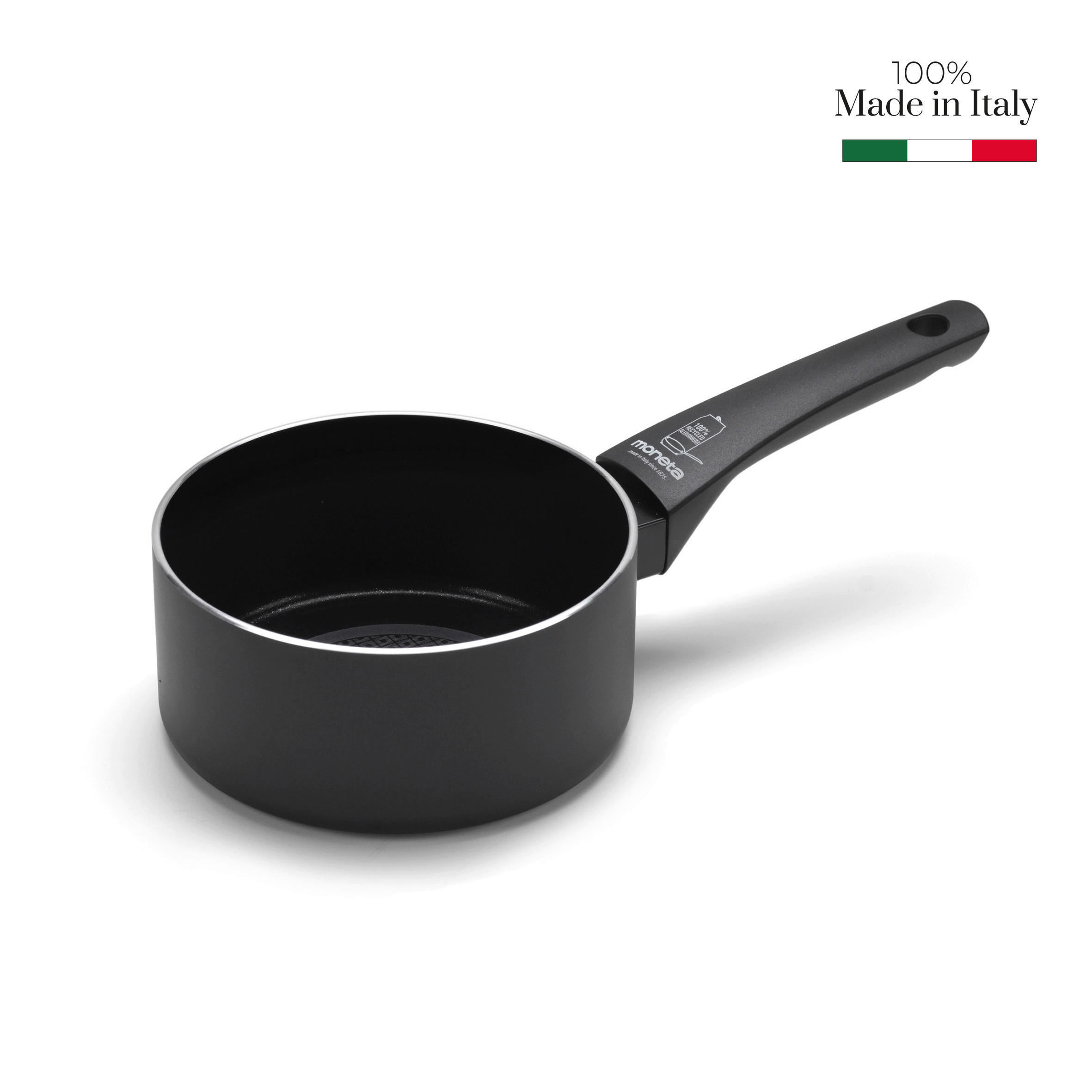 KOZICA  Recy   kovina, umetna masa  16 cm  - črna, Basics, kovina/umetna masa (16cm) - moneta