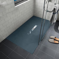 DUSCHTASSE Grau   - Grau, Basics, Kunststoff (170/2,6/80cm)
