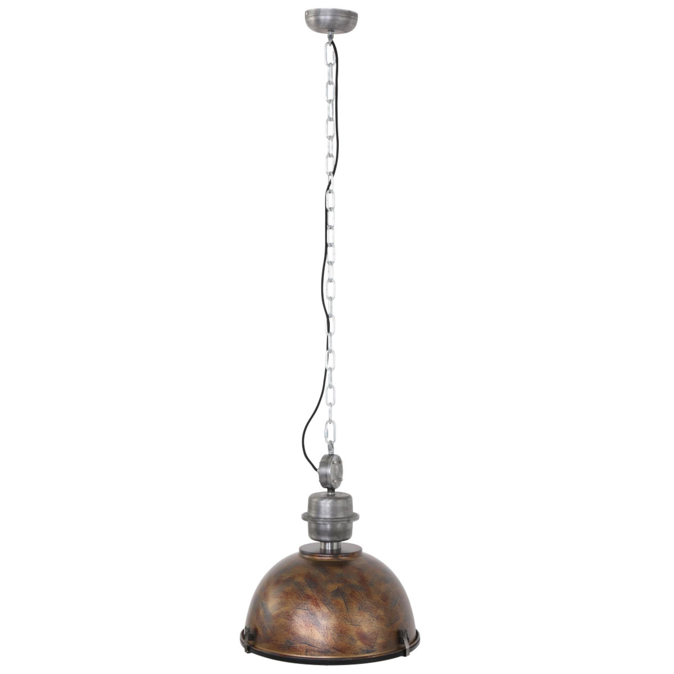 PENDELLEUCHTE 42/145/42 cm   - Braun, Trend, Glas/Metall (42/145/42cm)