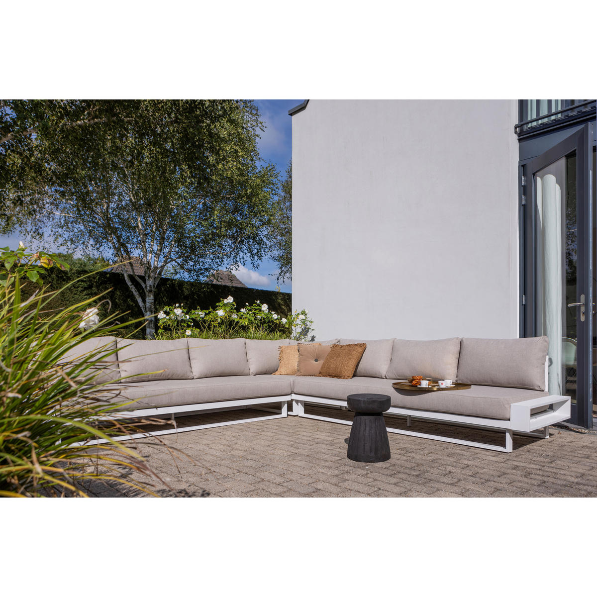 HOCKER in Holz Schwarz  - Schwarz, Design, Holz (28/40/28cm) - Livetastic