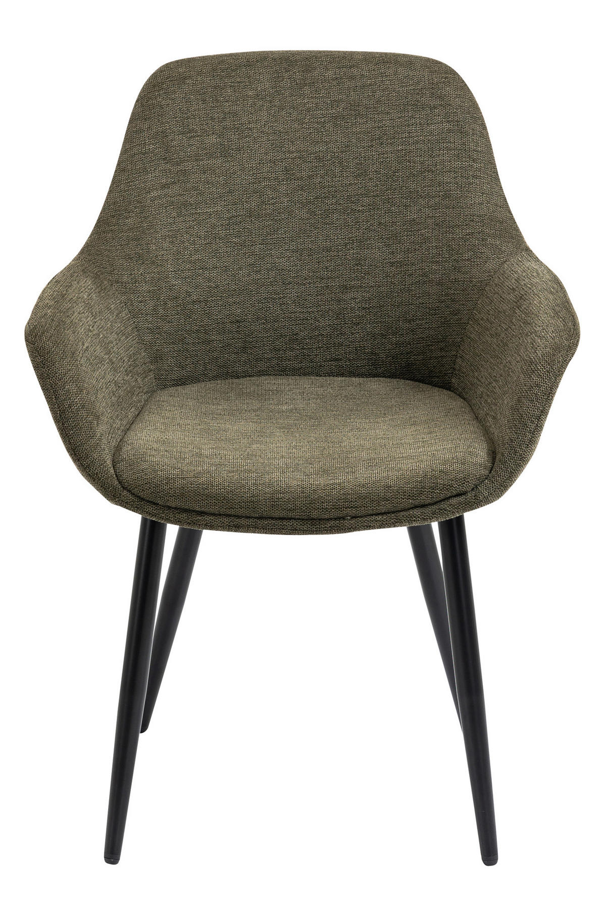 TISCHGRUPPE Grün, Cognac  - Cognac/Grün, MODERN, Holz/Textil (160/85/77cm) - Livetastic