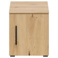 AUFSATZSCHRANK 30/35/40 cm  - Schwarz/Eiche Artisan, MODERN, Holzwerkstoff/Kunststoff (30/35/40cm) - Carryhome