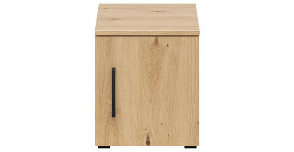 AUFSATZSCHRANK 30/35/40 cm  - Schwarz/Eiche Artisan, MODERN, Holzwerkstoff/Kunststoff (30/35/40cm) - Carryhome