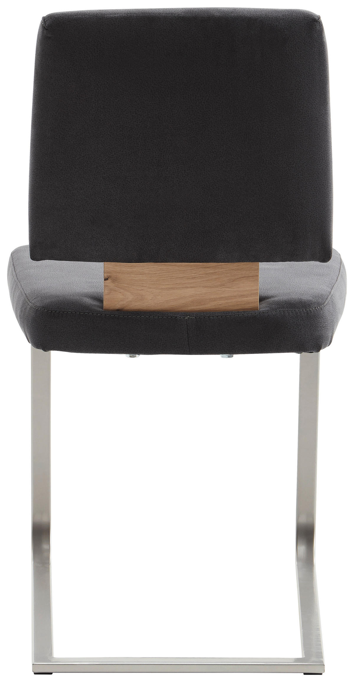 ECKBANKGRUPPE in Metall, Textil, Holzwerkstoff Anthrazit, Eichefarben, Edelstahlfarben  - Edelstahlfarben/Eichefarben, KONVENTIONELL, Holzwerkstoff/Textil (155/205cm) - Cantus
