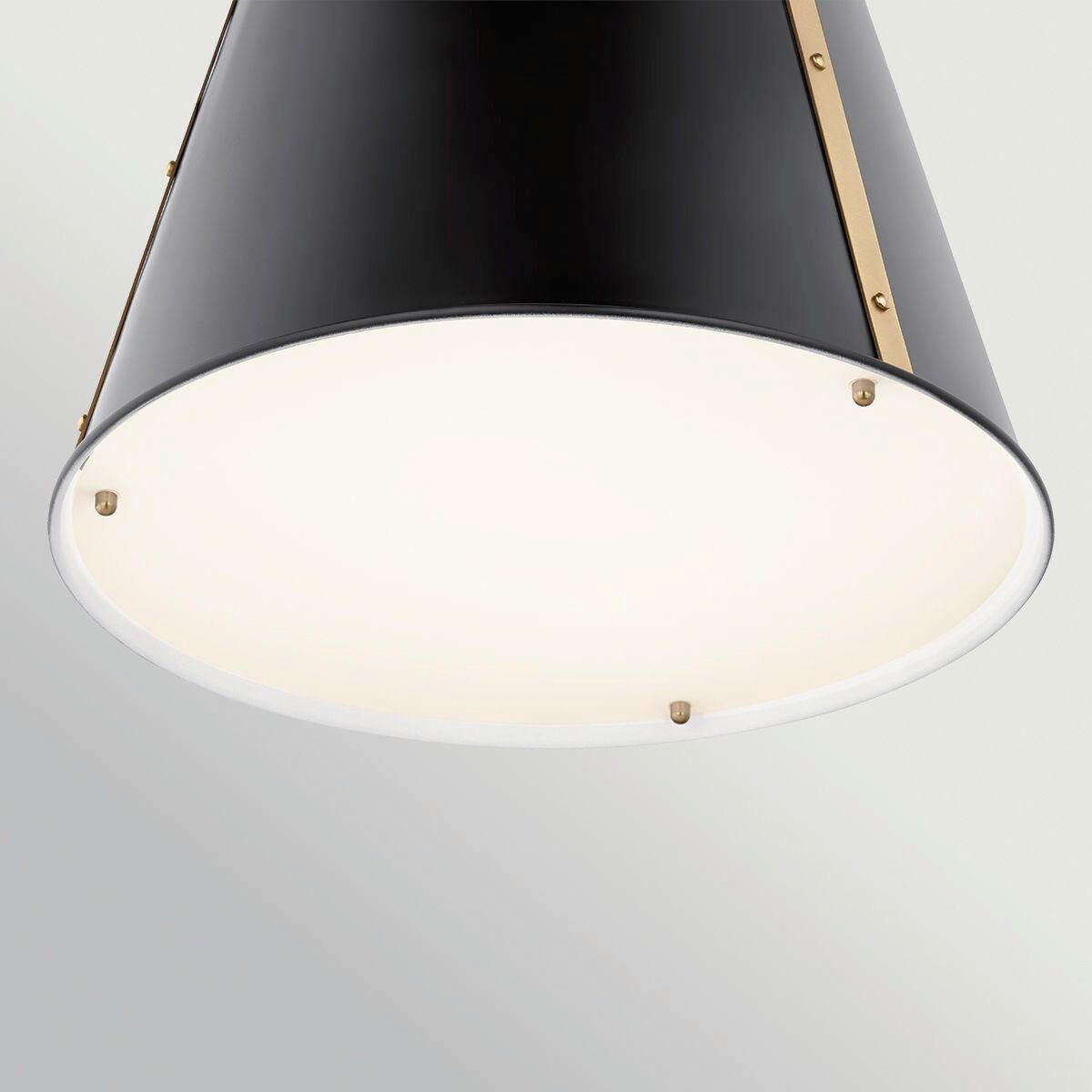 HÄNGELEUCHTE Kichler 57,2/45,7 cm  - Champagner/Schwarz, Design, Metall (57,2/45,7cm) - Elstead Lighting