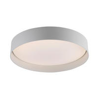 LED-DECKENLEUCHTE Tavoli 39/39/7,3 cm   - Weiß, KONVENTIONELL, Kunststoff/Metall (39/39/7,3cm) - Schöner Wohnen