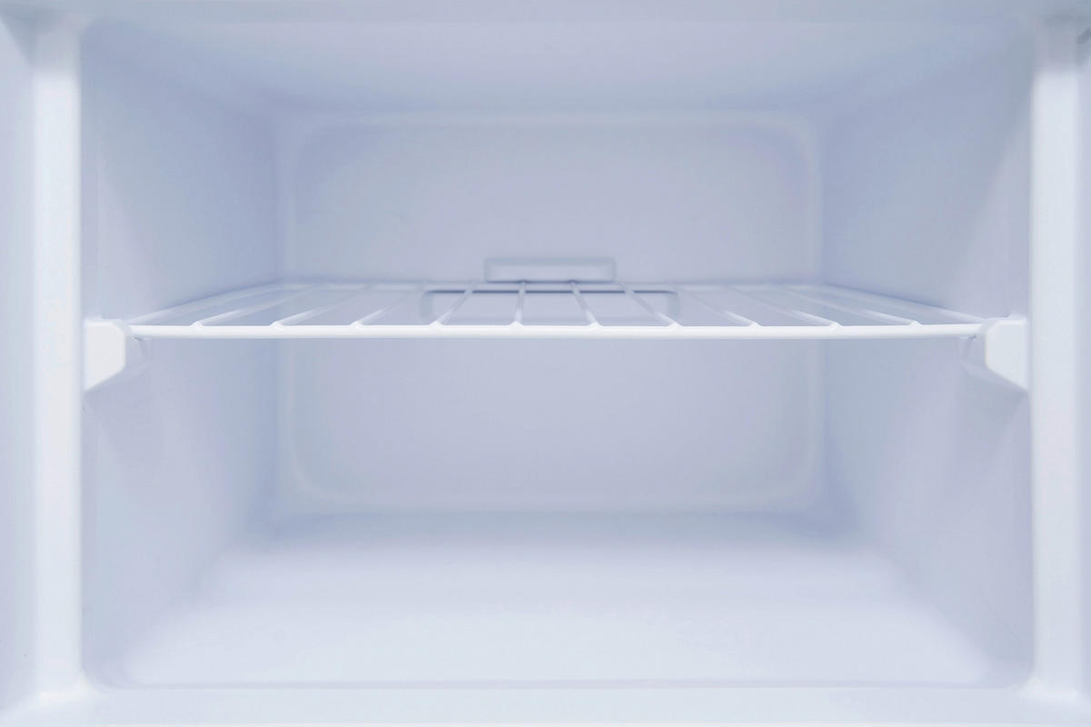 KYL-/FRYSKOMBINATION KS144VC  - cremefärgad, Trend, metall/glas (54/145/57cm) - Respekta