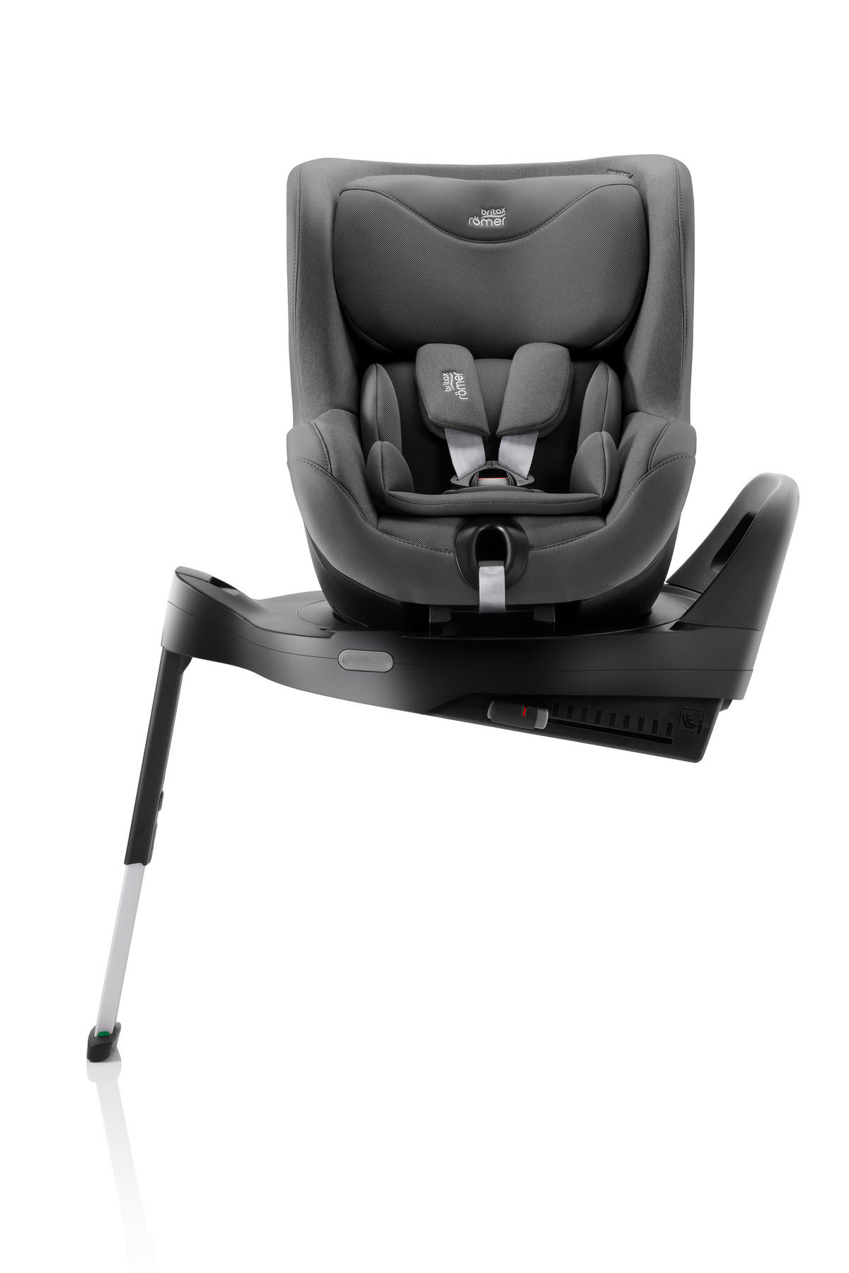 REBOARDER-KINDERSITZ Dualfix Pro M  - Dunkelgrau/Grau, Basics, Kunststoff/Textil (44/48/74cm) - Britax Römer
