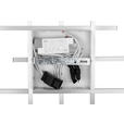 LED-DECKENLEUCHTE 53,5/53,5/4,5 cm   - Silberfarben, Basics, Kunststoff/Metall (53,5/53,5/4,5cm) - Boxxx