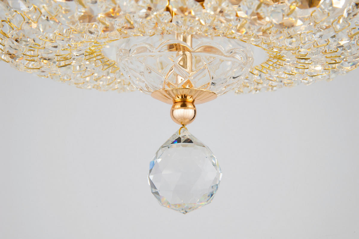 LUSTER, 30/18/30 cm - zlatá, Trend, kov/sklo (30/18/30cm) - MAYTONI