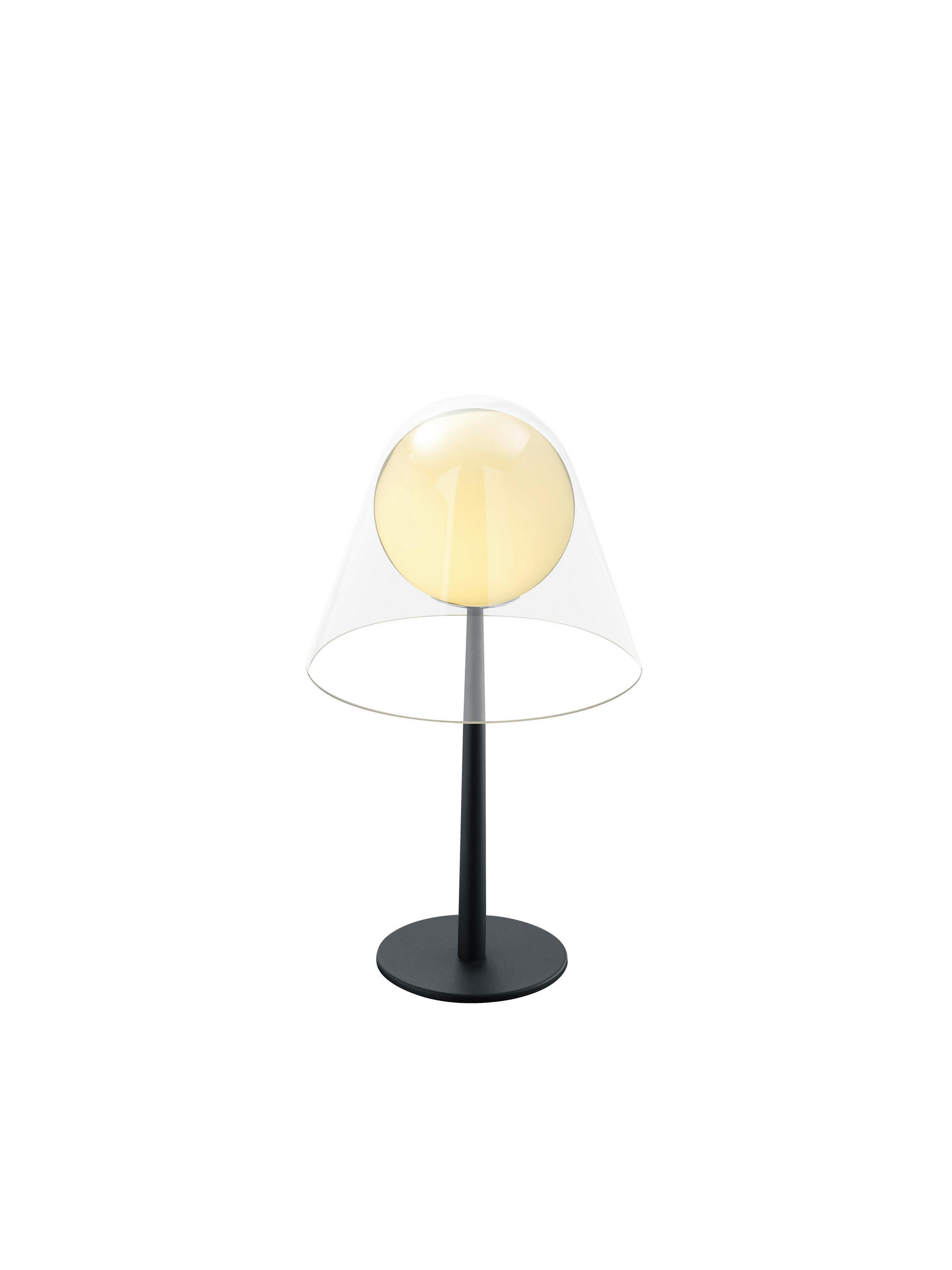 NAMIZNA SVETILKA  Blob      26/46 cm       - črna/bela, Design, kovina/steklo (26/46cm)