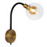 LED-WANDLEUCHTE - Klar/Goldfarben, Design, Glas/Metall (40/40/56cm) LED-WANDLEUCHTE - Klar/Goldfarben, Design, Glas/Metall (40/40/56cm)