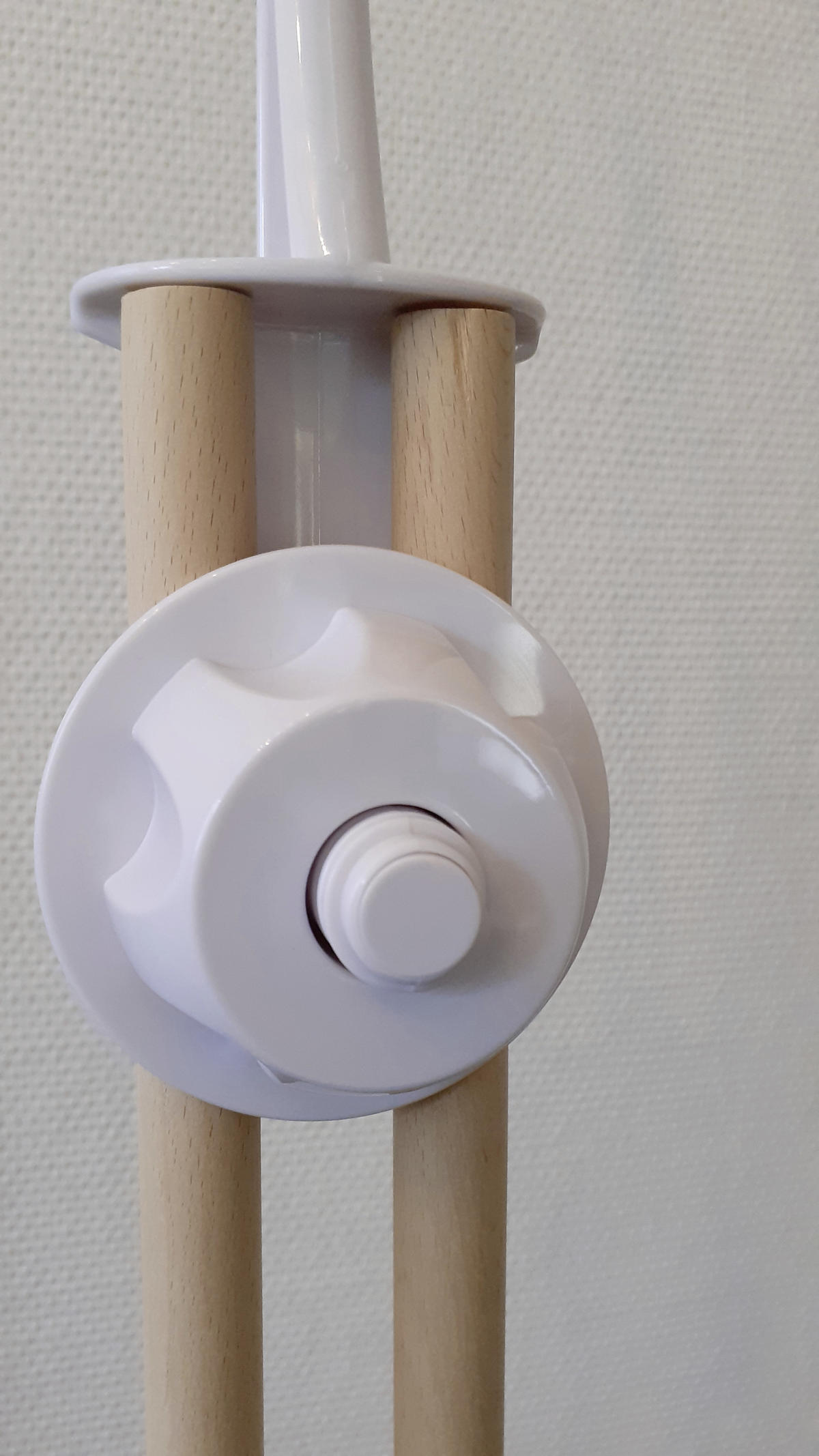 Niermann Mobilehalter mit Verschraubung  - Weiß, Basics, Kunststoff (34/65cm)