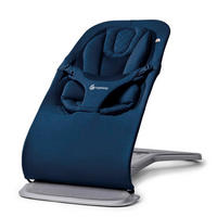 LJULJAČKA ZA BEBE  EVOLVE 3U1  - tamno plava/antracit, Basics, tekstil/plastika (42/56/81,3cm) - Ergobaby