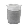 WÄSCHEKORB - Hellgrau, Basics, Textil (36/49cm) - Aquanova