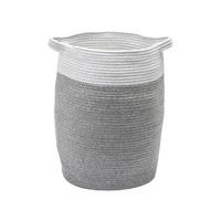 KÔŠ NA BIELIZEŇ   - svetlosivá, Basics, textil (36/49cm) - Aquanova
