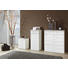 GARDEROBENSCHRANK 80/185/80 cm - Chromfarben/Weiß, Design, Holzwerkstoff/Kunststoff (80/185/80cm) - Xora GARDEROBENSCHRANK 80/185/80 cm - Chromfarben/Weiß, Design, Holzwerkstoff/Kunststoff (80/185/80cm) - Xora