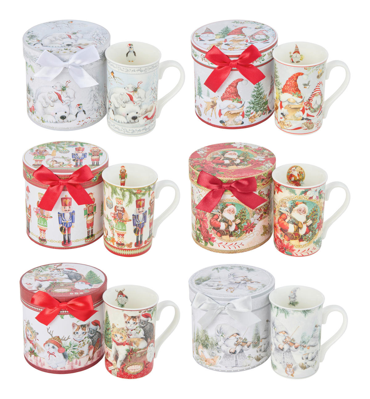 CANĂ PENTRU CAFEA 320 ml  - multicolor, Lifestyle, ceramică (0,32l) - X-Mas