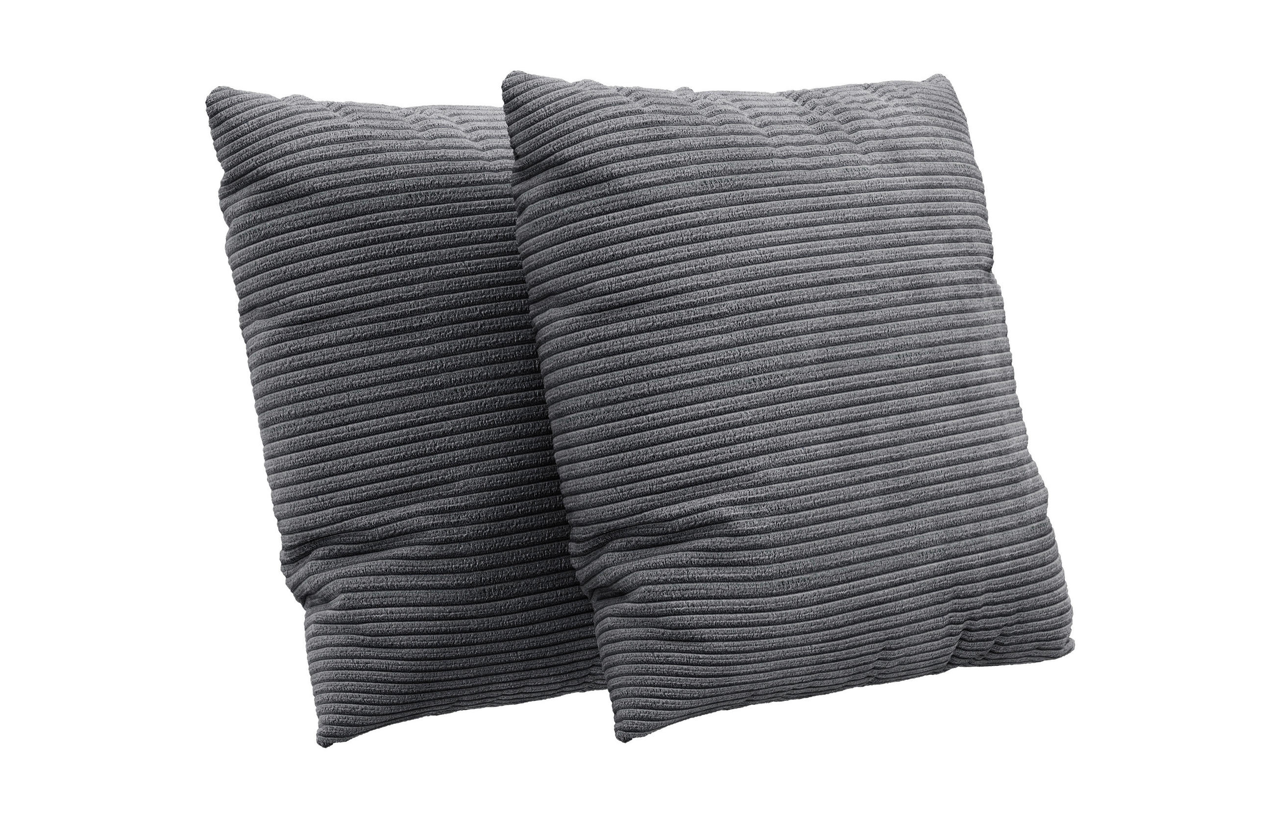 ZIERKISSEN FABIO E 2-teilig 50/50 cm  - Grau, MODERN, Textil (50/50cm) - Sit & More