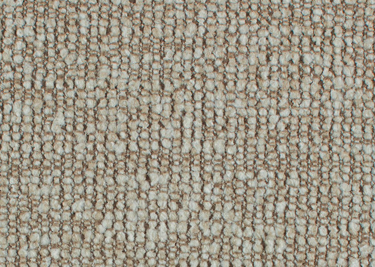 ECKSOFA in Webstoff Beige  - Beige/Schwarz, Design, Textil/Metall (295/197cm) - Valdera
