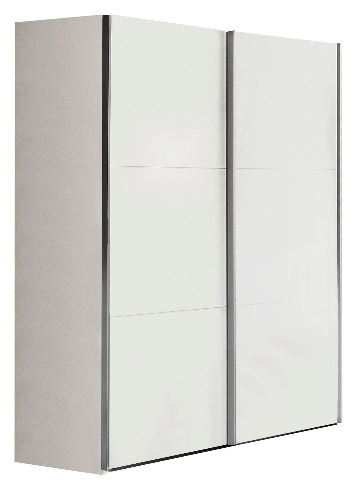 ORMAR - VISEĆA KLIZNA VRATA bela  150/223/60 cm  - siva/bela, Konvencionalno, metal/pločasti materijal (150/223/60cm) - Xora