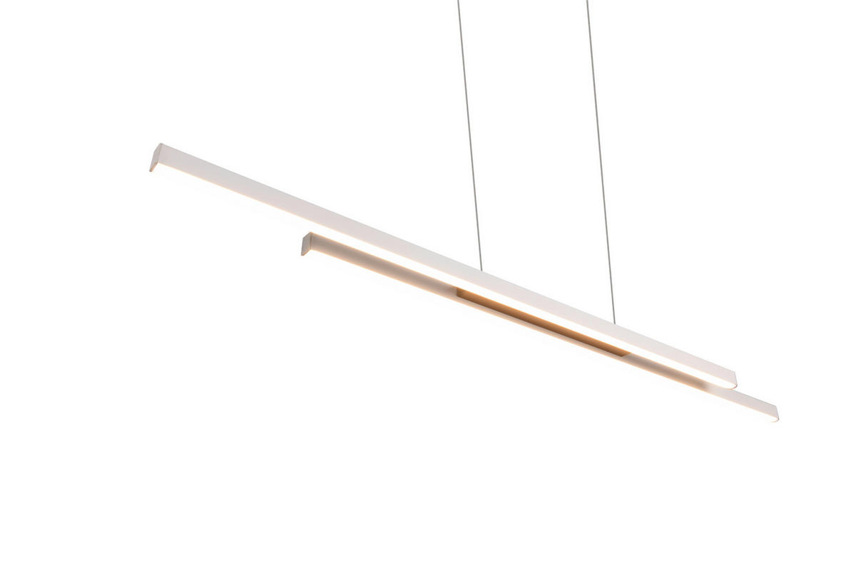 LED-PENDELLEUCHTE    - Braun/Grau, Design, Metall (110,0/150,0/8,5cm)