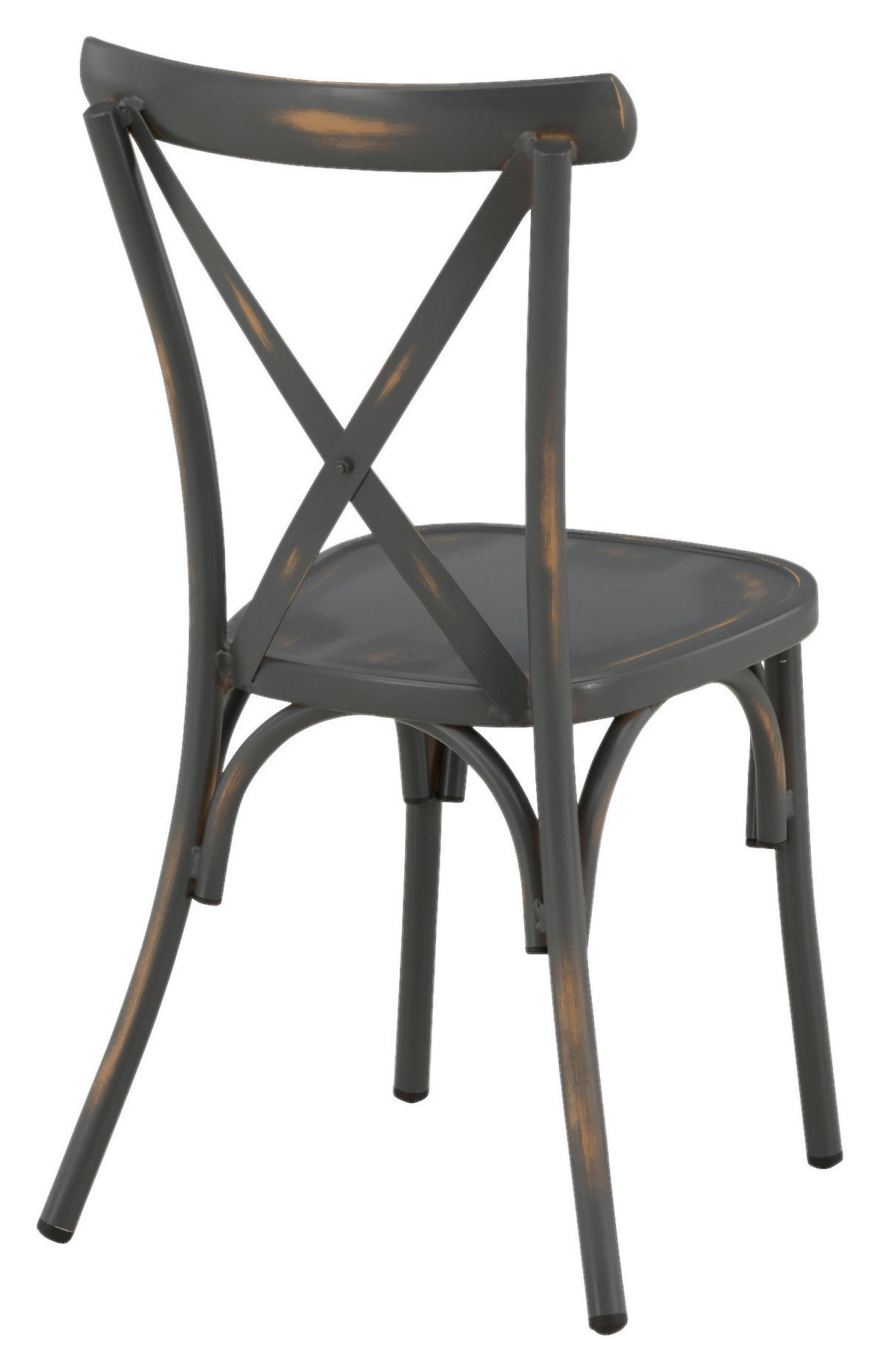 GARTENSTUHL-SET Metall Schwarz  - Schwarz, KONVENTIONELL, Metall (48/88/48cm) - Gardenson